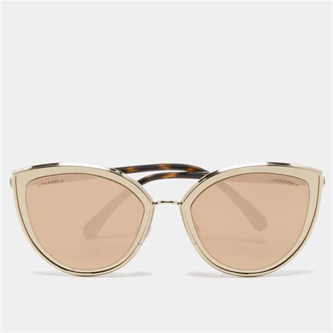 chanel sunglasses cat eye 2013|Chanel sunglasses with clear sides.